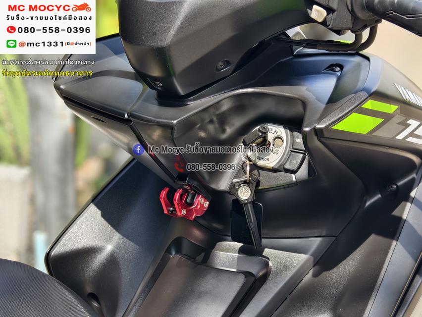 Aerox 2017 รถบ้านแท้มือเดียวเครื่องท่อเดิม กุญแจบุคเซอวิสครบ เล่มเขียวชุดโอนครบ No1254    14