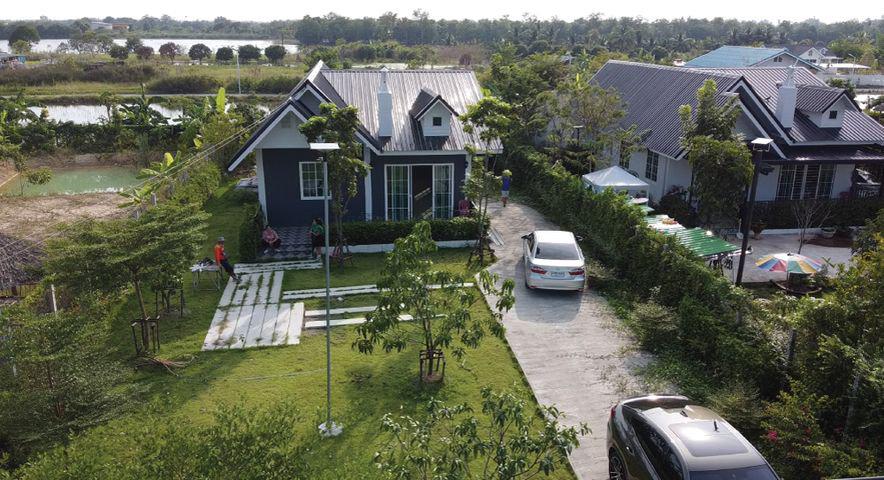 รูป ขาย บ้านสวน ทรงโมเดิร์น 6