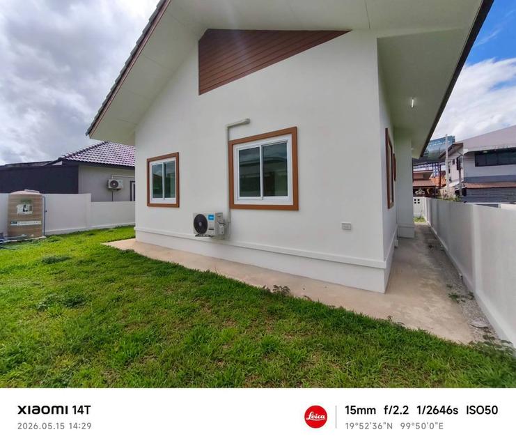 บ้านเดี่ยวสร้างใหม่พร้อมเข้าอยู่กลางเมืองเชียงรายทำเลไข่แดง 7