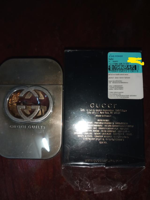 น้ำหอมแท้ราคาคุยกันได้ Gucci guilty for woman edp 75ml 4