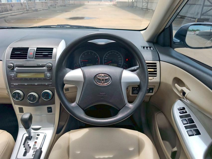 รหัสรถ CAT3365 2013 TOYOTA ALTIS 1.6E ออโต้ สีเทาสวย 2ระบบ เบนซิน+CNG โรงงาน 9