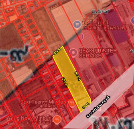 ขายที่ดินบริเวณ สุวินทวงศ์ 2