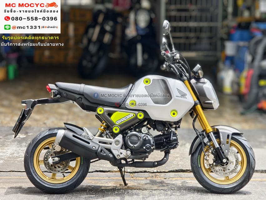 Msx Grom abs 2022 วิ่ง10000โล รถบ้านแท้ไม่ใช่รถประมูล เครื่งท่อเดิมชุดสีสวย มีเล่มชุดโอนครบ No1137
