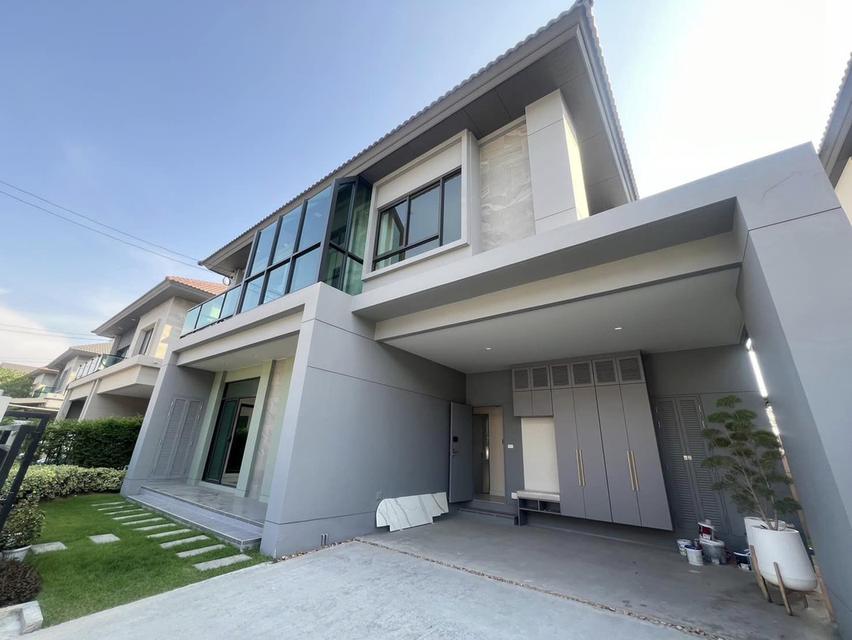 🏡 ขายบ้านเดี่ยว 2 ชั้น บางกอก บูเลอวาร์ด พระราม 5 บ้านใหม่ไม่เคยเข้าอยู่ ตกแต่งเฟอร์บิ้วอินเรียบร้อยแล้ว 1