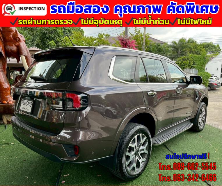 🔴ปี2025 Ford EVEREST 2.0 Titanium+ 4WD. 🔴มี Sunroof  🔴ไมล์แท้ 28,xxxกม. 🔴ยังมีรับประกันศูนย์ ถึง2029 6