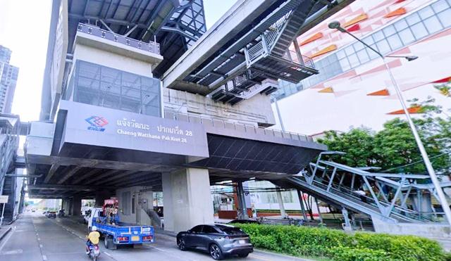 วัดกู้ หลังสุดท้าย รถไฟฟ้าปากเกร็ด 1.8 กม. เลี่ยงเมืองปากเกร็ด อิมแพ็ค เมืองทองธานี 4กม. 180 ตร.ม ติวานนท์ โกดังให้เช่า 5