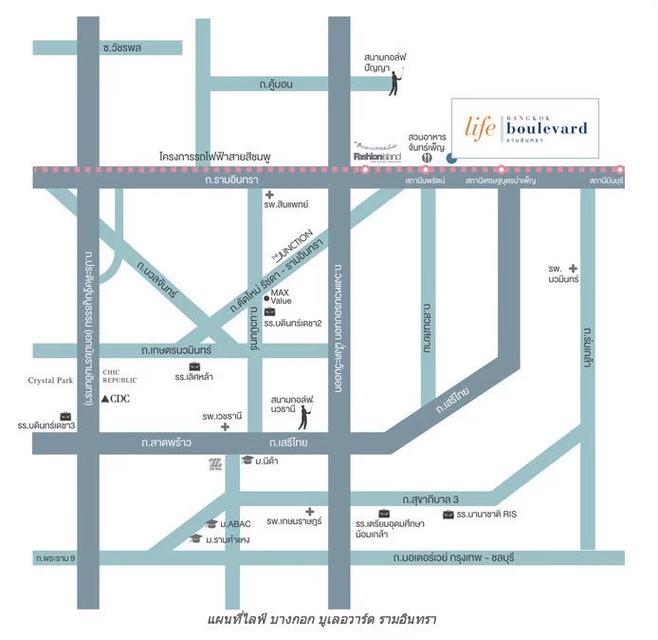 (ขายด่วน) บ้านเดี่ยว ย่านรามอินทรา ติดถนนใหญ่ บ้านมือสอง 3