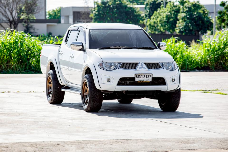 #Mitsubishi #Triton Plus Double Cab 2.4 เบนซิน+CNG เกียร์ธรรมดา ปี 2013 สีขาว รถสวยสภาพดี 🚘