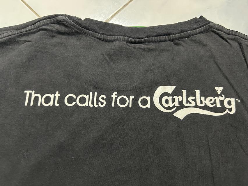 🍺 [Minimal Promo] เสื้อ Carlsberg "Well Done is Better" - ป้ายครบทุกจุด รูปที่ 8