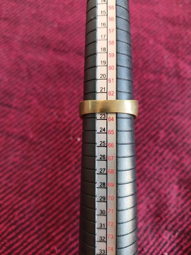 แหวนทองเหลืองหลวงปู่ดู่วัดสะแก ปี 32 โค้ด ช. ด้าน พ.ศ.