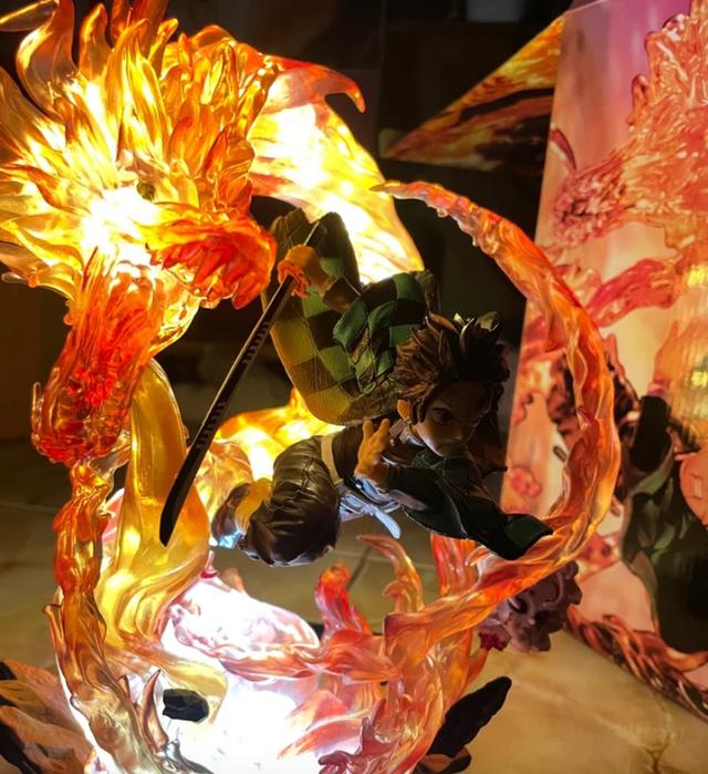 Demon Slayer Figure With LED 3