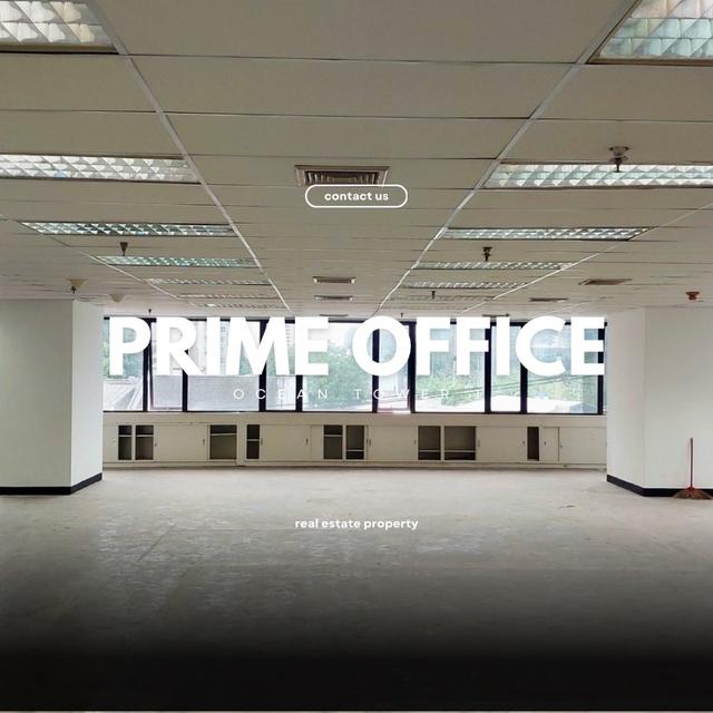 ขาย Prime Office ชั้น 3 วิวสวนเบญจกิตติ บนอาคารโอเชี่ยน ทาวเวอร์ 1 ทำเลดี เดินทางสะดวก 1