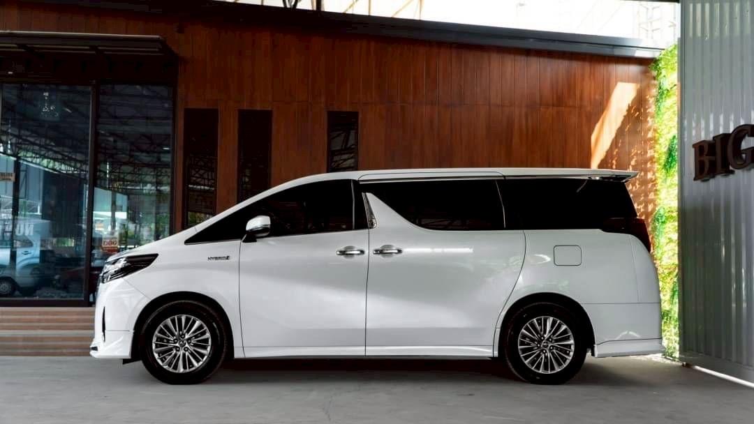 รหัสรถ BAC9054 🚘 TOYOTA ALPHARD 2.5 HYBRID GF PACKAGE 4WD MNC ปี 2018 สีขาวสุดหรู 🏁 5