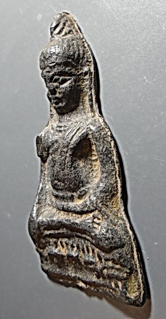 พระกรุเนื้อชิน/พระหูยาน พิมพ์เล็ก ชินเงิน ลพบุรี รูปที่ 3