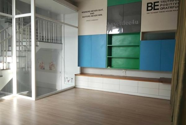 AT586 ให้เช่าโฮมออฟฟิศ ทาวน์โฮม 3 ชั้น บ้านกลางเมือง มอนติคาร์โล รัชวิภา จดบริษัทได้ ใกล้รถไฟฟ้า