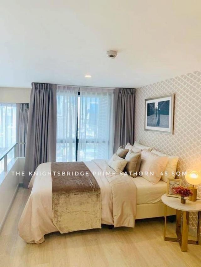 ให้เช่า คอนโด Duplex 2 bedrooms high floor KnightsBridge Prime สาทร 45 ตรม. nice room city view in Sathorn area 6