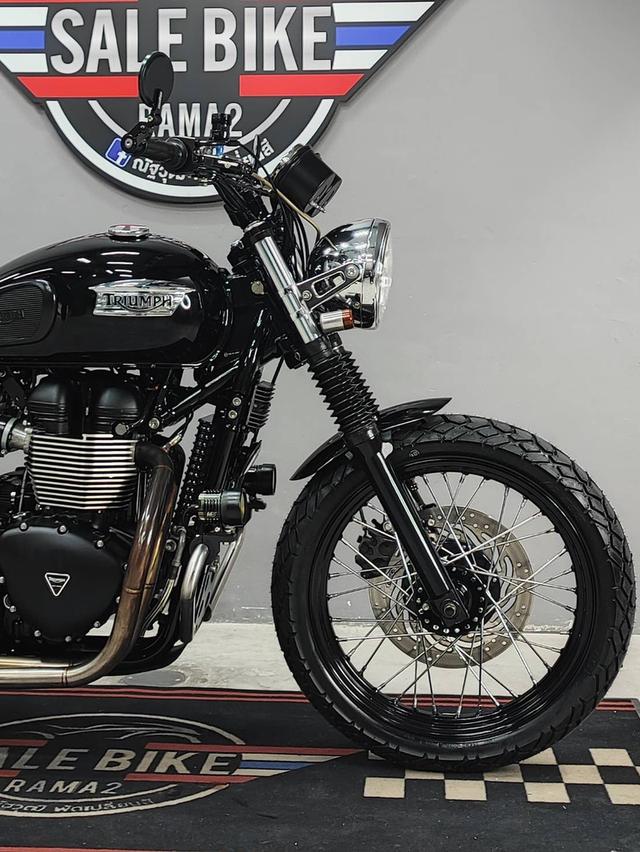 Triumph T100 Black ปี2016 แต่งจัดทรงพร้อมหล่อ 6