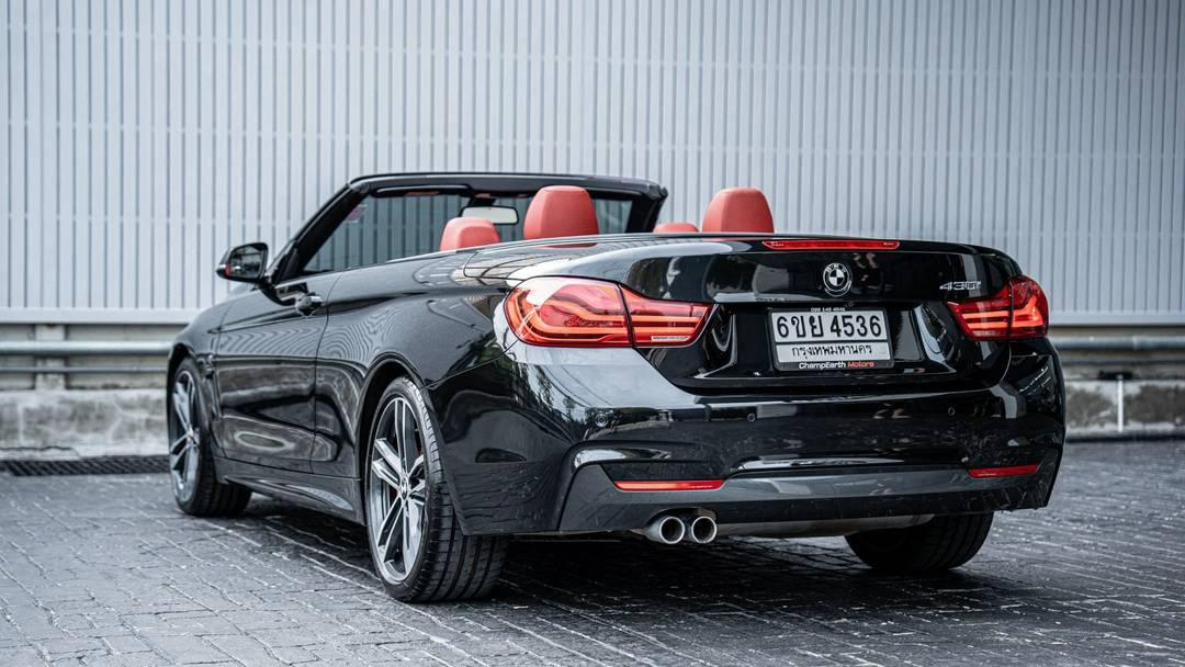 ⚡BMW 430i Cabriolet (LCI) 2018 สีดำ รถมือเดียว ออกศูนย์ BMW Thailand รูปที่ 11