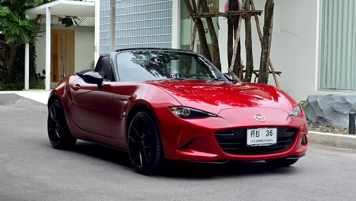 รหัสรถ WB36 Mazda Mx5 Nd a/t Roadster หลังคาผ้าใบ ปี 2016 รุ่นtopสุด