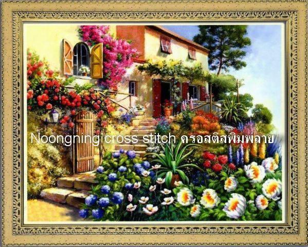 ร้าน Noongning Cross stitch ครอสติสพิมพ์ลาย จำหน่ายอุปกรณ์ครอสติส ภาพติดเพชร1698 9