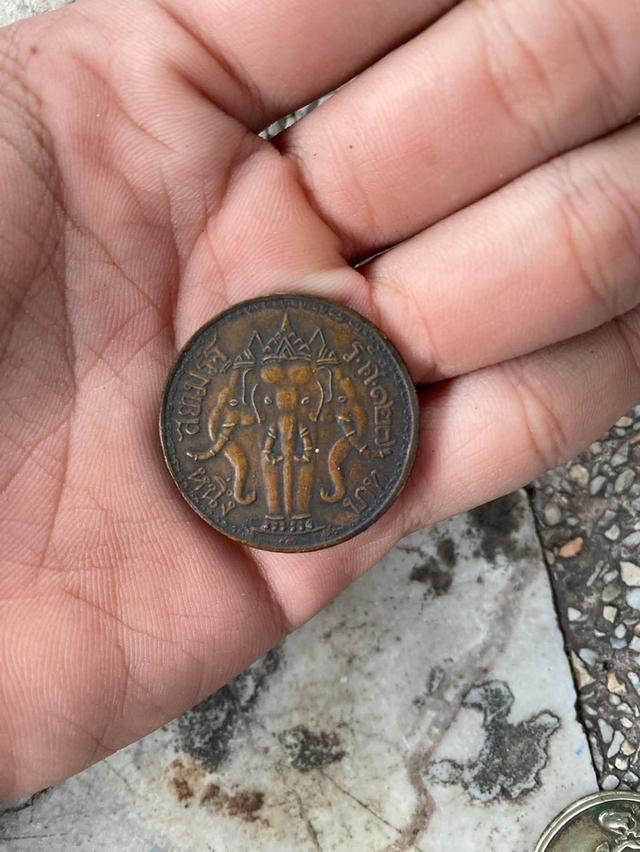 เหรียญ1บาท ร.5 รศ.127