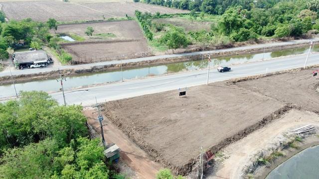 ขายที่ดินบางแก้วถมแล้วเนื้อที่ 248 ตรว. ติดถนนเลียบคลองชลประทาน ใกล้วัดสมานรัตนาราม8กม. เมืองฉะเชิงเทรา 1
