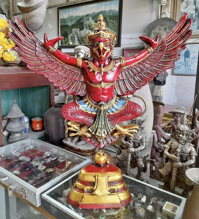 พญาครุฑ ครุฑตั้งโต๊ะบูชา องค์ใหญ่ ขนาด50ซม 4