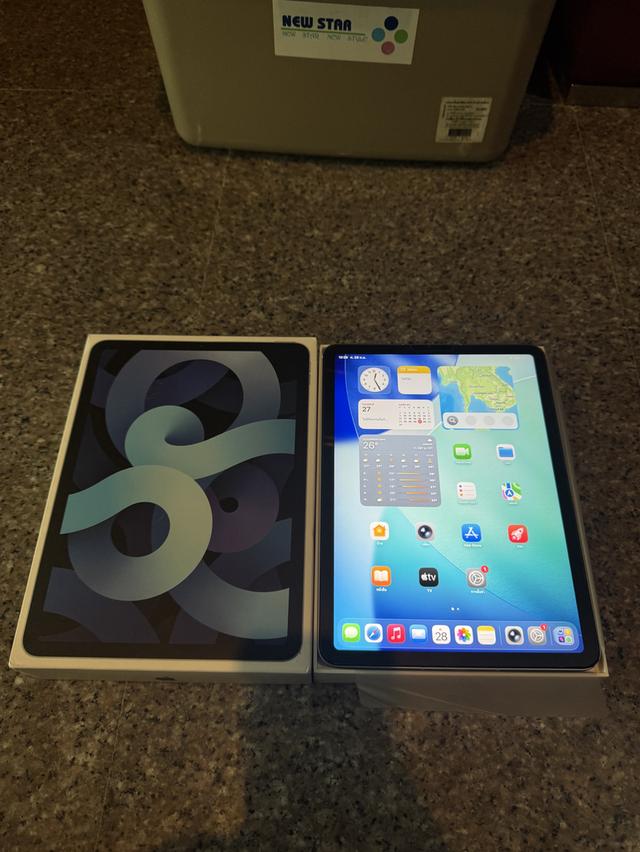 ขายๆๆๆถูกๆๆiPadAir4สีSky Blue มีกล่องอีมี่ตรง256กิ๊กWifi Celluer ใส่ซิมได้ตัวTopสุดใช้งานดีทุกๆฟังชั่นสูนTrueทุกๆฟังชั่นรีสโตได้ตลอดไม่มีติดไอคราว Mod