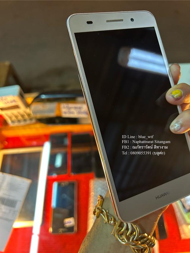 Huawei Y6II สีทอง จอ5.5นิ้ว 4G 2ซิม Rom16 Ram2 จอใหญ่ แบตทน สวย ปกติ ได้ทุกซิม