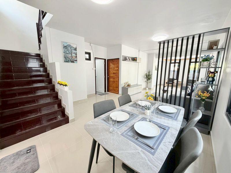 หมู่บ้านพฤกษา14A วัดลาดปลาดุก บ้านแฝด 2 ชั้น หลังมุมติดสวนสาธารณะ ตกแต่งใหม่พร้อมอยู่ เหมาะสำหรับครอบครัวใหญ่ และผู้ที่ต้องการพื้นที่ใช้สอยเยอะ 10