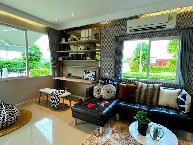 3-4 นอน สนามหลวง2 650ม. ให้เช่าทาวน์โฮมสุดหรู 2ชั้น หลังมุม2 น้ำ 31 ตร.ว. จัดเต็มเฟอร์ฯ เพชรเกษม-ทวีวัฒนา ม.กรุงเทพธนบุร 1