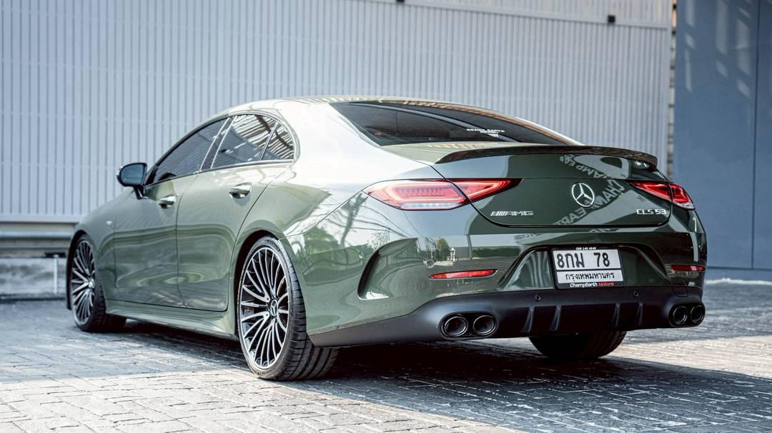 Mercedes-Benz CLS53 AMG 4MATIC+ 2023 สีเทา Wrap เขียว รถสวยมากๆ รูปที่ 12
