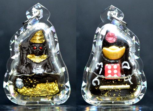 ✨ The Sovereign Phor Ngur "Nuea Duang" Destiny-Master: Authentic Phra Arjan Pom Khmer-Lanna Sacred Black Charm Talisman Infused with Primordial Attrac รูปย่อยที่ 4