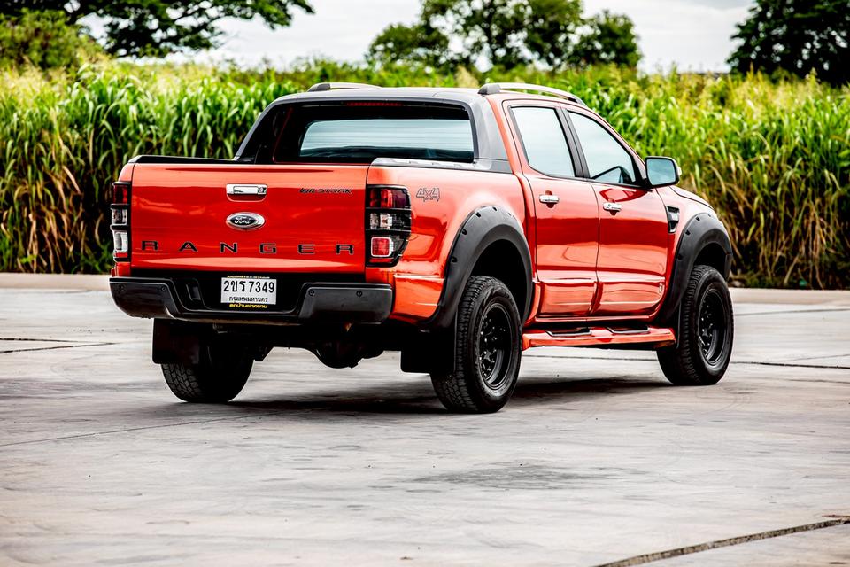 Ford Ranger 3.2 Wildtrak 4x4 Hi-Lander Double Cab เกียร์ AT ปี 2014 สีส้ม แต่งครบสวยๆ 6