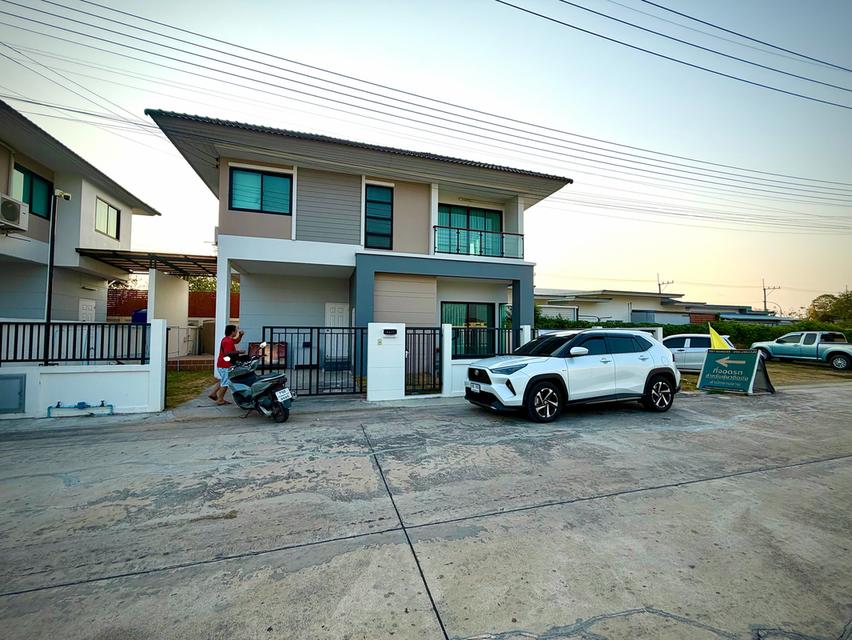 ขายบ้านธรรมชาติ บ้านแฝด 2 ชั้น หน้าบ้านทิศตะวันออก 1