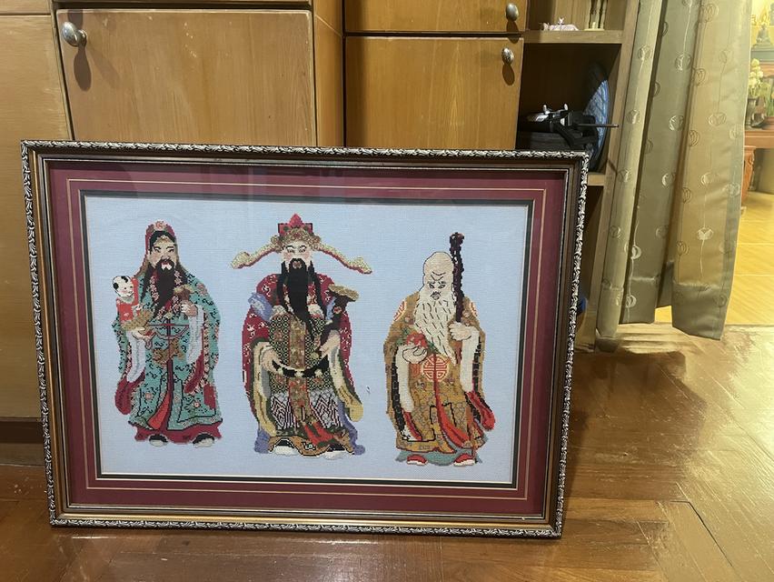 กรอบรูปฮก ลก ซิ่ว (ภาพปัก)