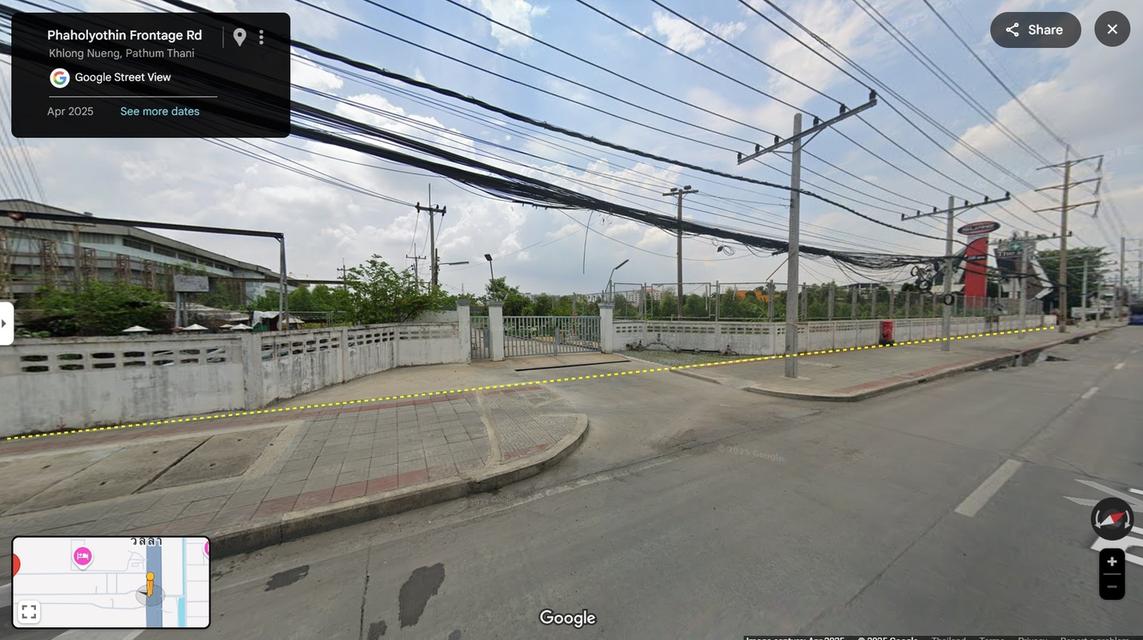 ขายที่ดินผังสีม่วง ถนนพหลโยธิน นวนคร พื้นที่ 110-3-35 ไร่ ต.คลองหนึ่ง อ.คลองหลวง จ.ปทุมธานี 9