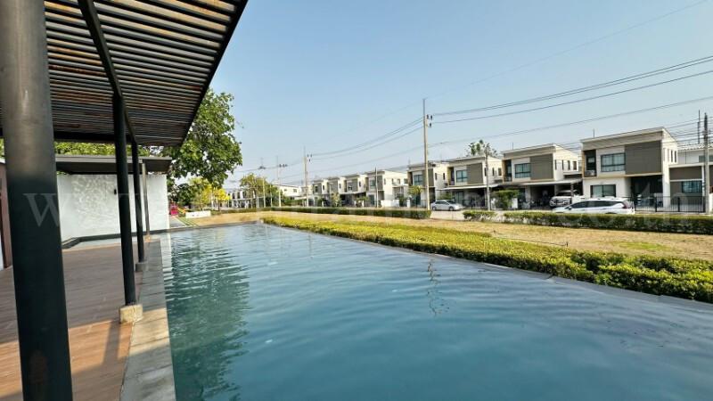 ทาวน์โฮม เดอะ คอนเนค @รังสิต คลอง 2 หลังริม ต่อเติมครบ ราคาถูก 17