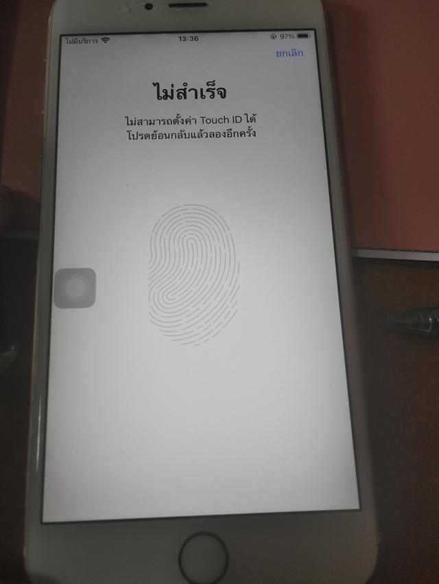 iPhone 6เอสพลัส 128จิ้ก สแกนิ้วไม่ได้