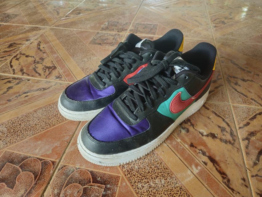 Nike Air Force 1 DN4178-001  NBA/WNBA Black Multicolor Sneakers Size 9.5 us