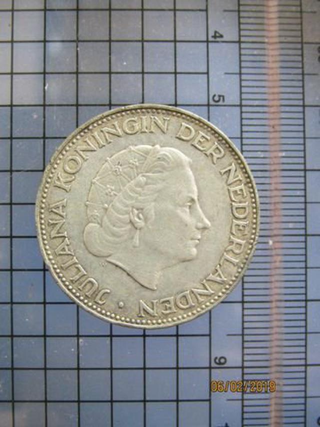 5237 เหรียญราคา 2 .5 Gulden Nederlands ปี 1966 เนื้อเงิน 2