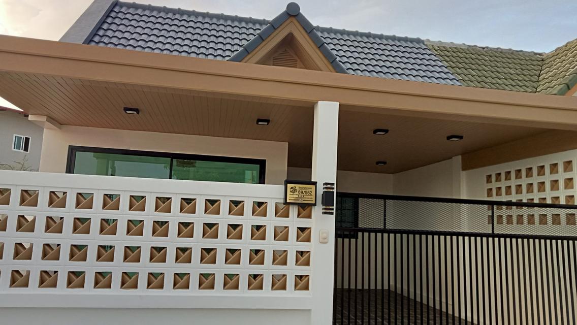 บ้าน2 ห้องนอน พร้อมเฟอร์นิเจอร์ เข้าอยู่ได้ ใกล้โรบินสัน 1