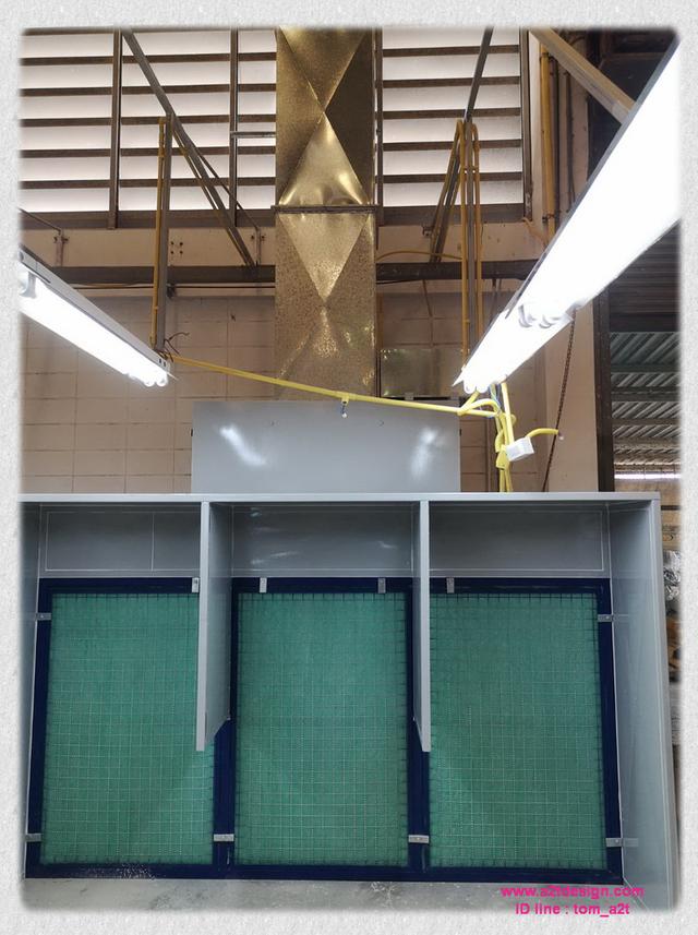 รับออกแบบ ขาย ห้องพ่นสีรถบรรทุก ห้องพ่นสีรถขนาดใหญ่ ห้องพ่นสีเฟอร์นิเจอร์ บูธพ่นสีม่านน้ำ พร้อมงานเซ็นแบบสิ่งแวดล้อม 4