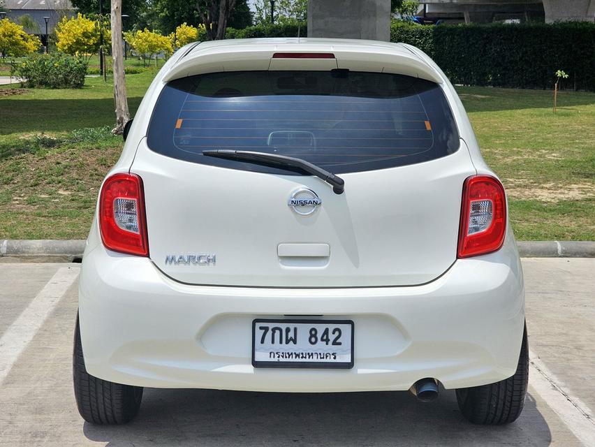 NISSAN MARCH 1.2 E A/T ปี2019 ขาว  4