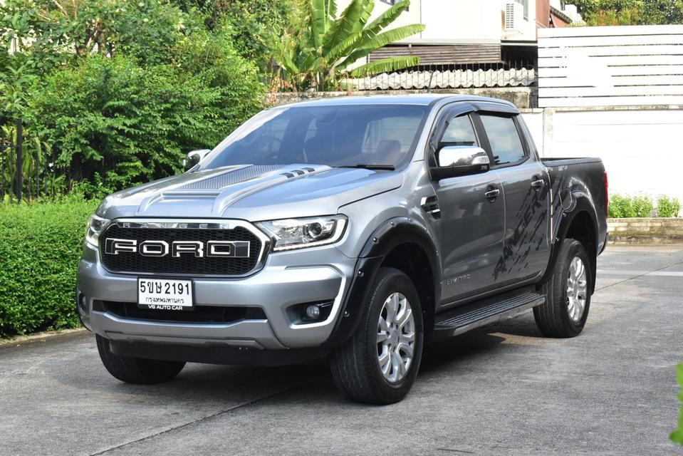 Ford Ranger 2.0 Turbo Limited Hi-Rider Double cab ดีเซล : ออโต้2019 สีเทา ไมล์ 6x,xxx กม.☑️ 1