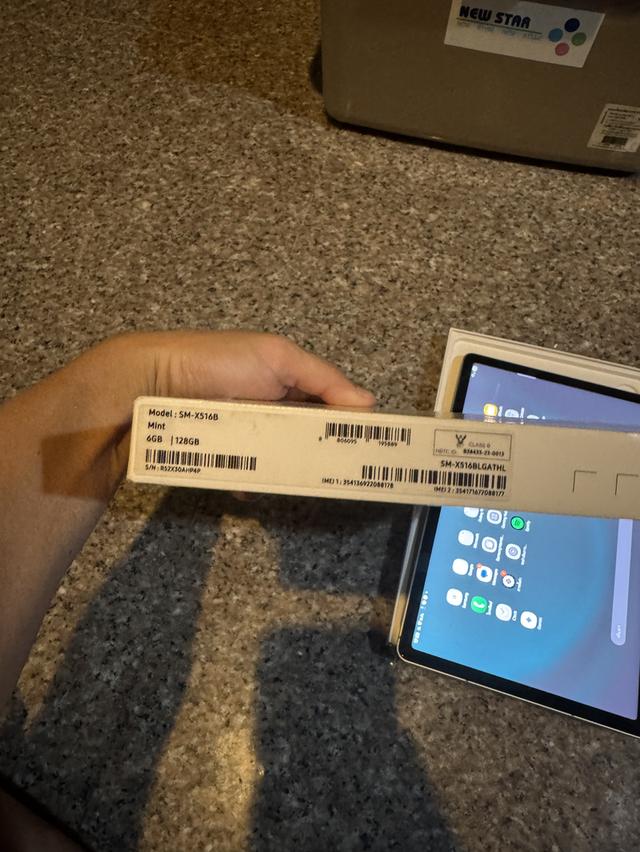 ขายๆๆSamsungTabS9FEสีMint128กิ๊กมีกล่องอีมี่ตรงLTEใส่ซิมได้สูนTrueสภาพสวยการใช้งานดีเยี่ยมทุกๆฟังชั่นเครื่องรีสโตได้ตลอดไม่มีติดแอคเค้าใดๆคับ ( จอขาวจ รูปที่ 7