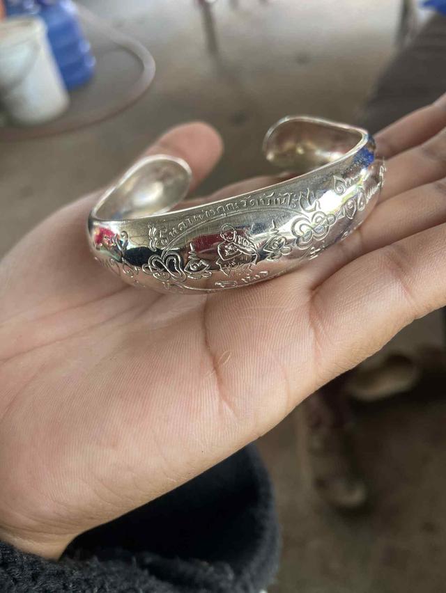 กำไลหลวงพ่อคูณปี80เนื้อเงิน&เนื้อเงินชุบทอง รูปที่ 3