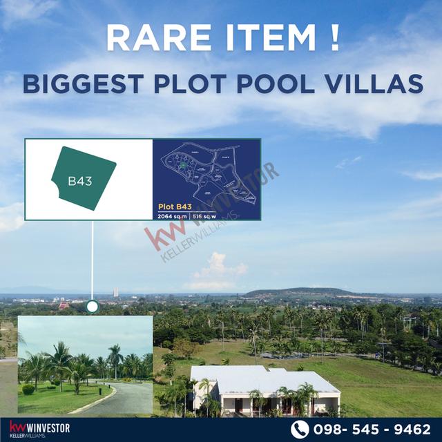 Rare Item! แปลงใหญ่ที่สุดในเฟส! โครงการ Sunplay Pool Villas พัทยา, The Best Active Lifestyle Community in Thailand’s EEC
