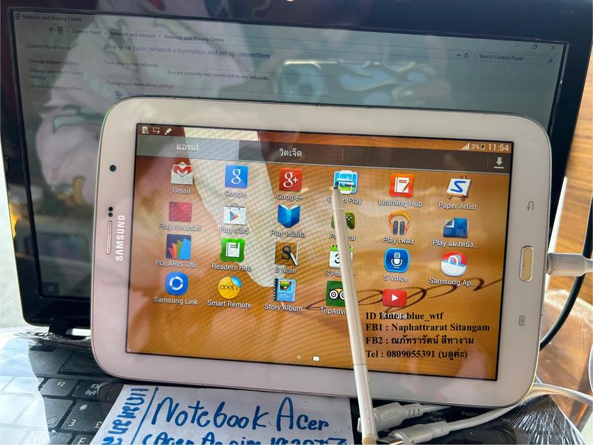 Samsung Note8.0 จอ8นิ้ว ปากกาSPenในตัว ใส่ซิมโทรได้ ใช้งานปกติ ได้ทุกซิม