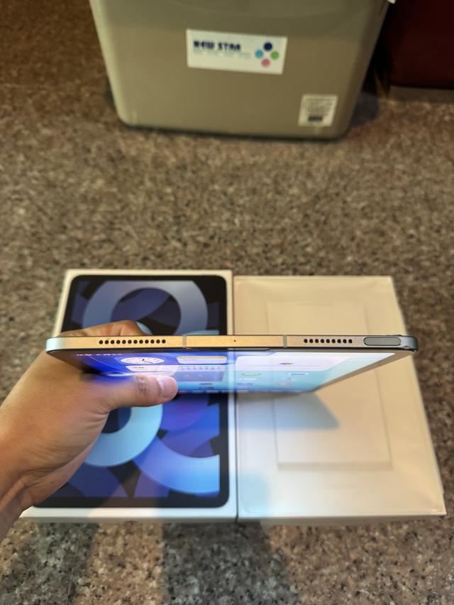 ขายๆๆๆถูกๆๆiPadAir4สีSky Blue มีกล่องอีมี่ตรง256กิ๊กWifi Celluer ใส่ซิมได้ตัวTopสุดใช้งานดีทุกๆฟังชั่นสูนTrueทุกๆฟังชั่นรีสโตได้ตลอดไม่มีติดไอคราว Mod 3